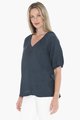 JUMP GATHER VNECK TOP