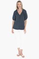 JUMP GATHER VNECK TOP