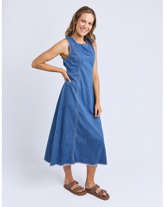 FOXWOOD SOLENE DENIM DRESS