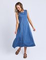 FOXWOOD SOLENE DENIM DRESS