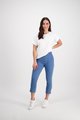 VASSALLI 7/8 LENGTH LEGGING CONTRAST STITCH DENIM JEAN