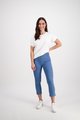 VASSALLI 7/8 LENGTH LEGGING CONTRAST STITCH DENIM JEAN