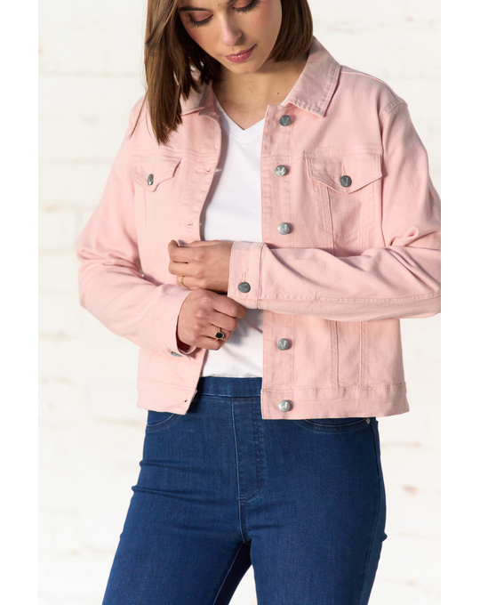 VASSALLI DISTRESSED DENIM JACKET