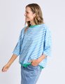 ELM MAZIE STRIPE RINGER SWEAT