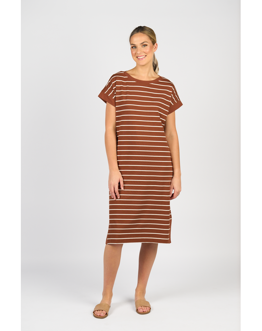 VASSALLI DROP SLEEVE T-SHIRT DRESS