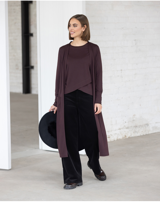 VASSALLI MERINO SUKI COATIGAN