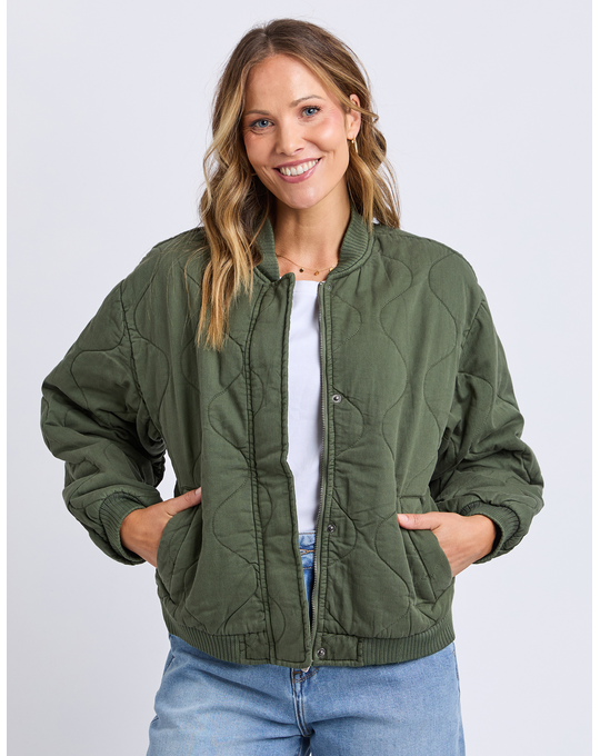 ELM JEAN BOMBER JACKET