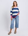 ELM ELVIE BLOCK STRIPE KNIT
