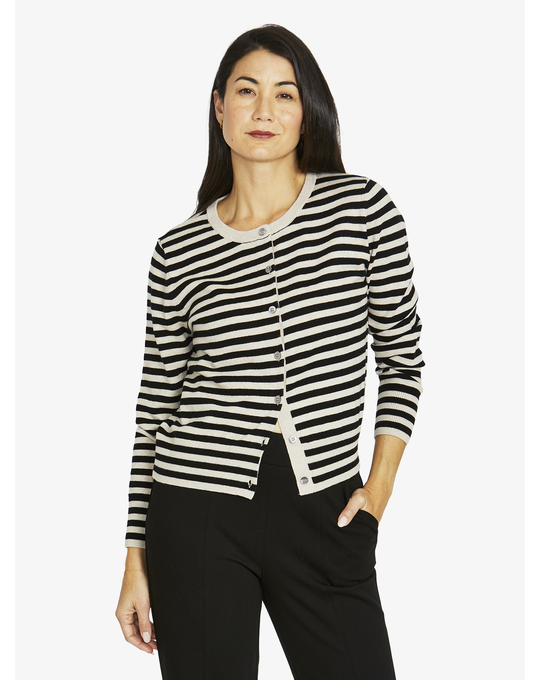 JUMP MONO STRIPE CARDI