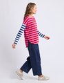 ELM ROUGE STRIPE LS TEE