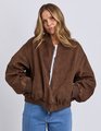 FOXWOOD EVIE SUEDE BOMBER