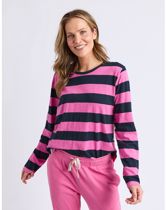 ELM SPRITZ STRIPE L/S TEE