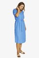 JUMP GATHER V-NECK DRESS