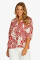JUMP BOHEMIA RUFFLE NECK TOP