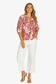 JUMP BOHEMIA RUFFLE NECK TOP