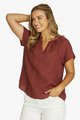 JUMP SHIRRED NECK TOP