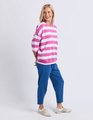 ELM MAZIE BLOCK STRIPE SWEAT