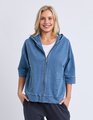 ELM TESSA DENIM LOOK HOODIE