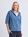 ELM TESSA DENIM LOOK HOODIE