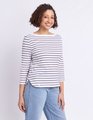 ELM ELIZA BOAT NECK TEE