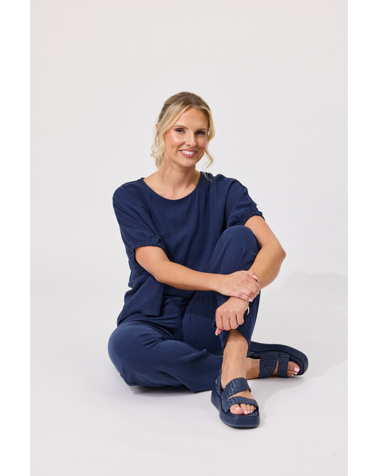 LEMON TREE COSTA LINEN TOP