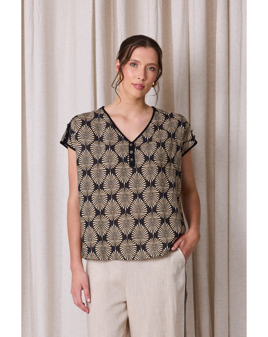 NEWPORT GABY PRINTED TOP