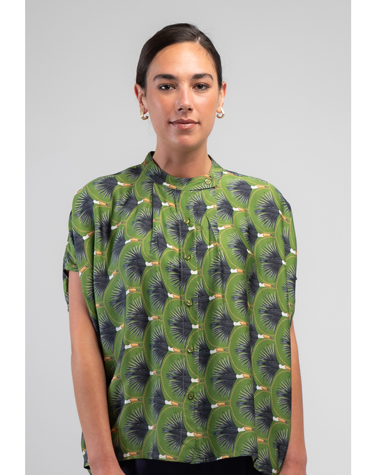 OBI TOUCAN DRAPE SHIRT