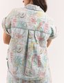 ELM JADE PRINTED DENIM SHIRT