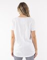 ELM RIB FUNDAMENTAL V NECK TEE