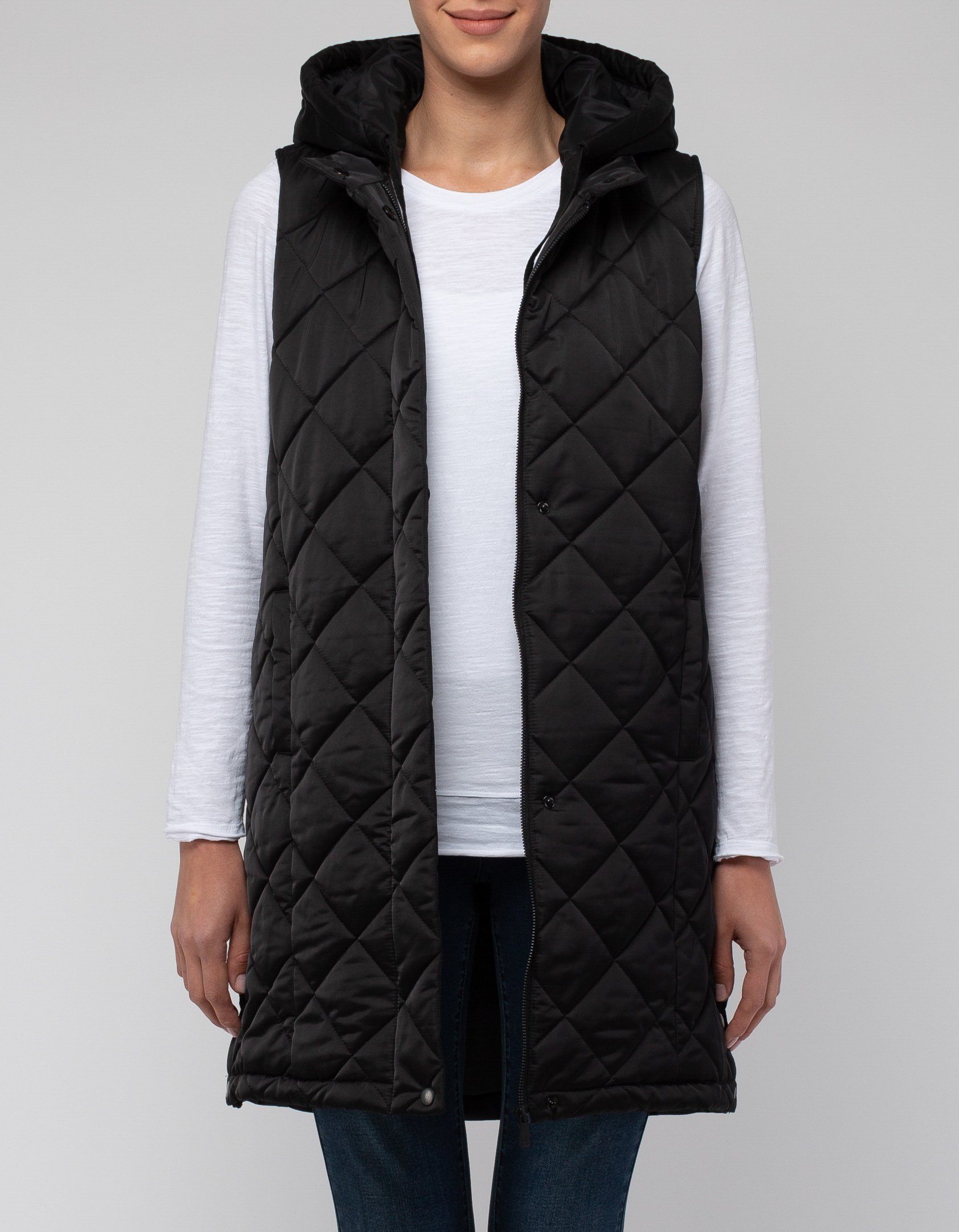 JUMP LONGLINE QUILTED VEST Vests Status Clothing JUMP W 21