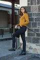VASSALLI BASKET WEAVE POCKET SKINNY LEG JEAN