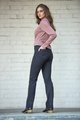 VASSALLI SLIM LEG FULL LENGTH HIGH RISE JEAN WITH HEAVY TOP STITCH