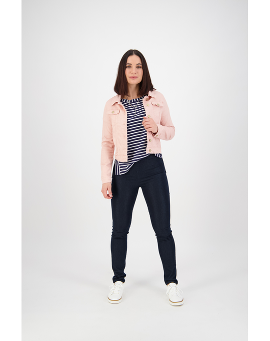 VASSALLI DISTRESSED DENIM JACKET