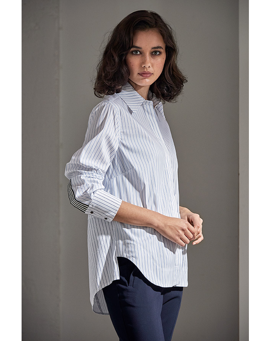 LANIA CHARTER STRIPE SHIRT