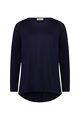 VASSALLI  MERINO LONG SLEEVE TOP W BACK BUTTON