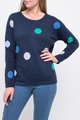JUMP CONTRAST SPOT PULLOVER