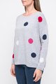 JUMP CONTRAST SPOT PULLOVER