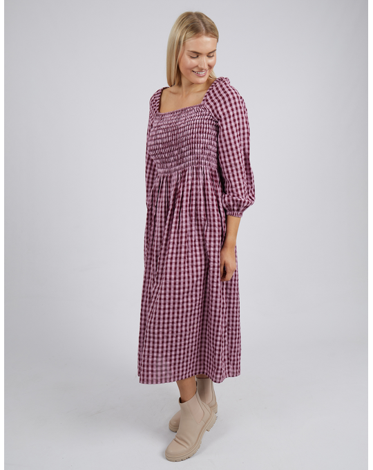 ELM PIPPA CHECK DRESS