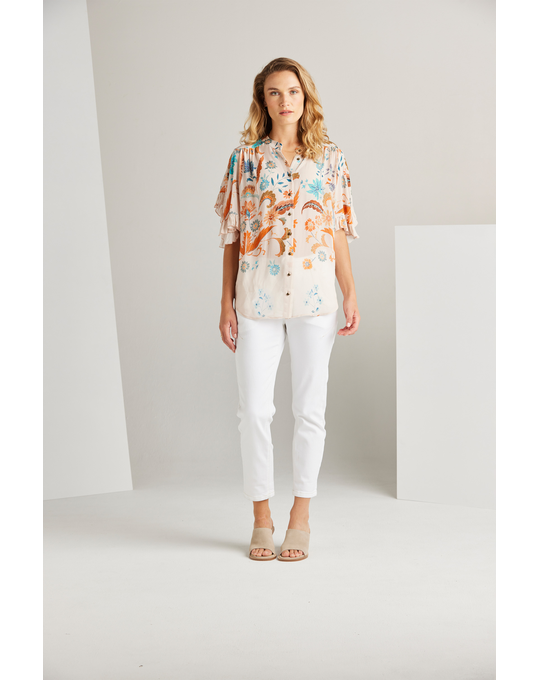 LANIA ALLY FRILL SHIRT